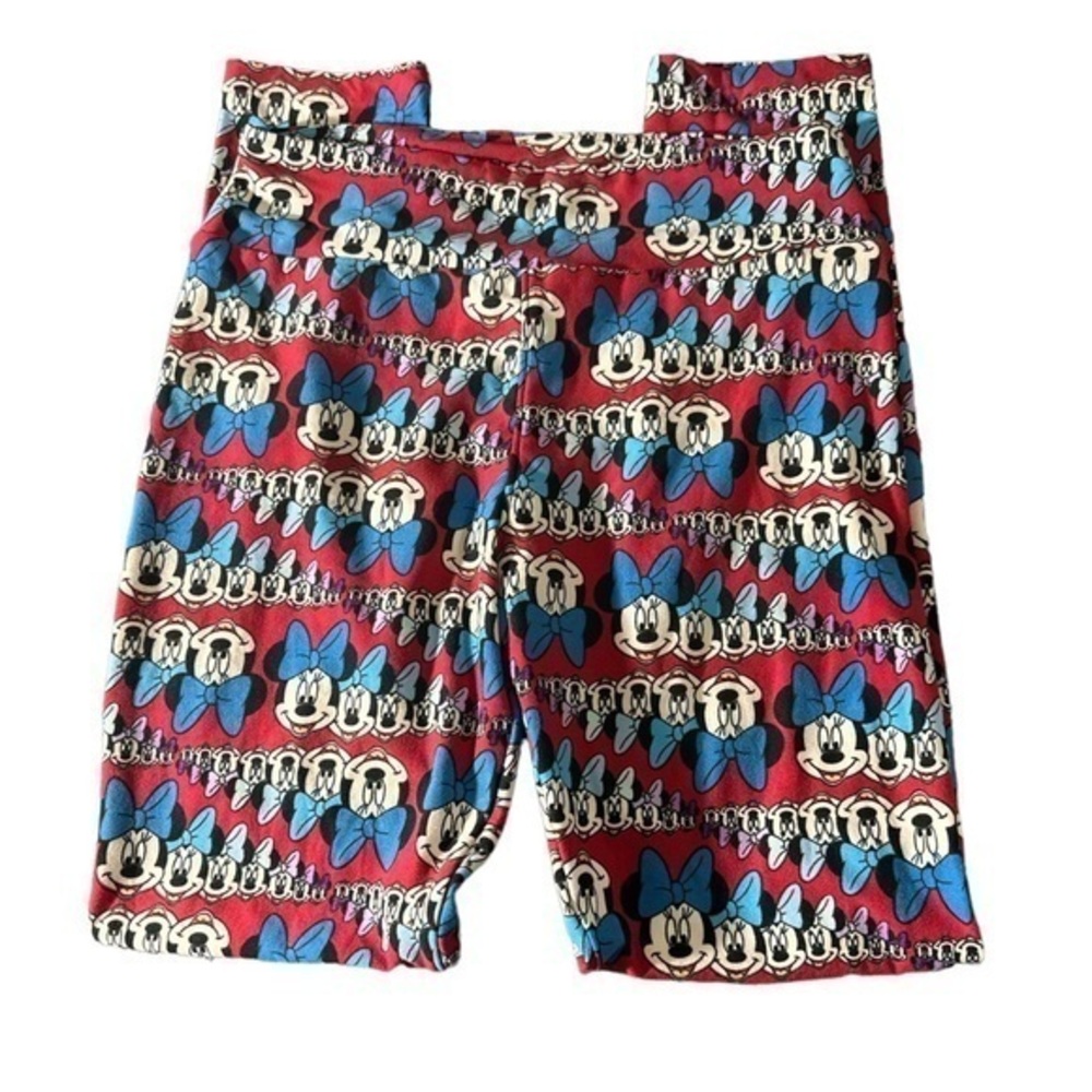 Lularoe OS Minnie Disney Leggings GUC #1987